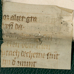 Detailansicht Fragment in situ